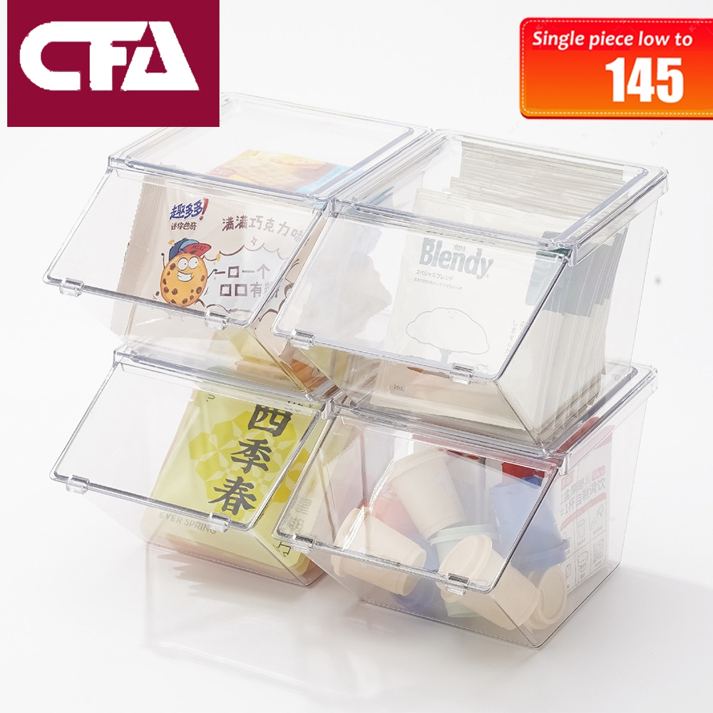6pcs Large capacity Coffee Capsule and candy Storage Box Acrylic Tea