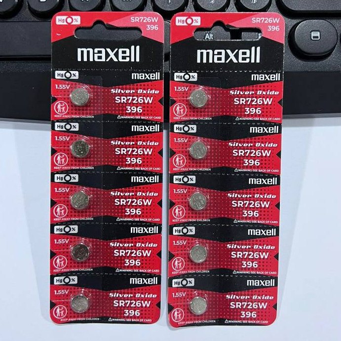 SR726W 396 Maxell Original Battery 1.55v Silver Oxide Replacement ...