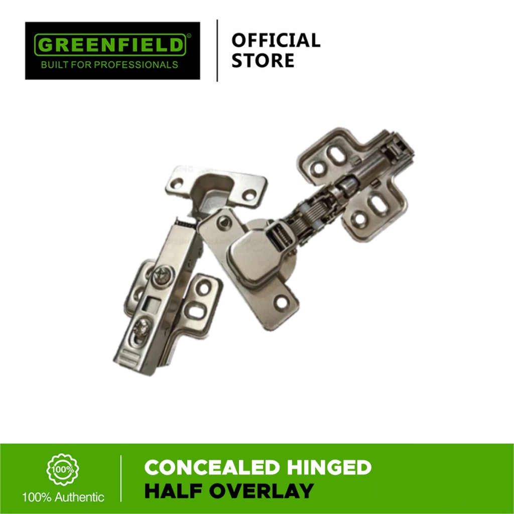 Greenfield Concealed Hinges Half Overlay - Door Hardware & Locks ...