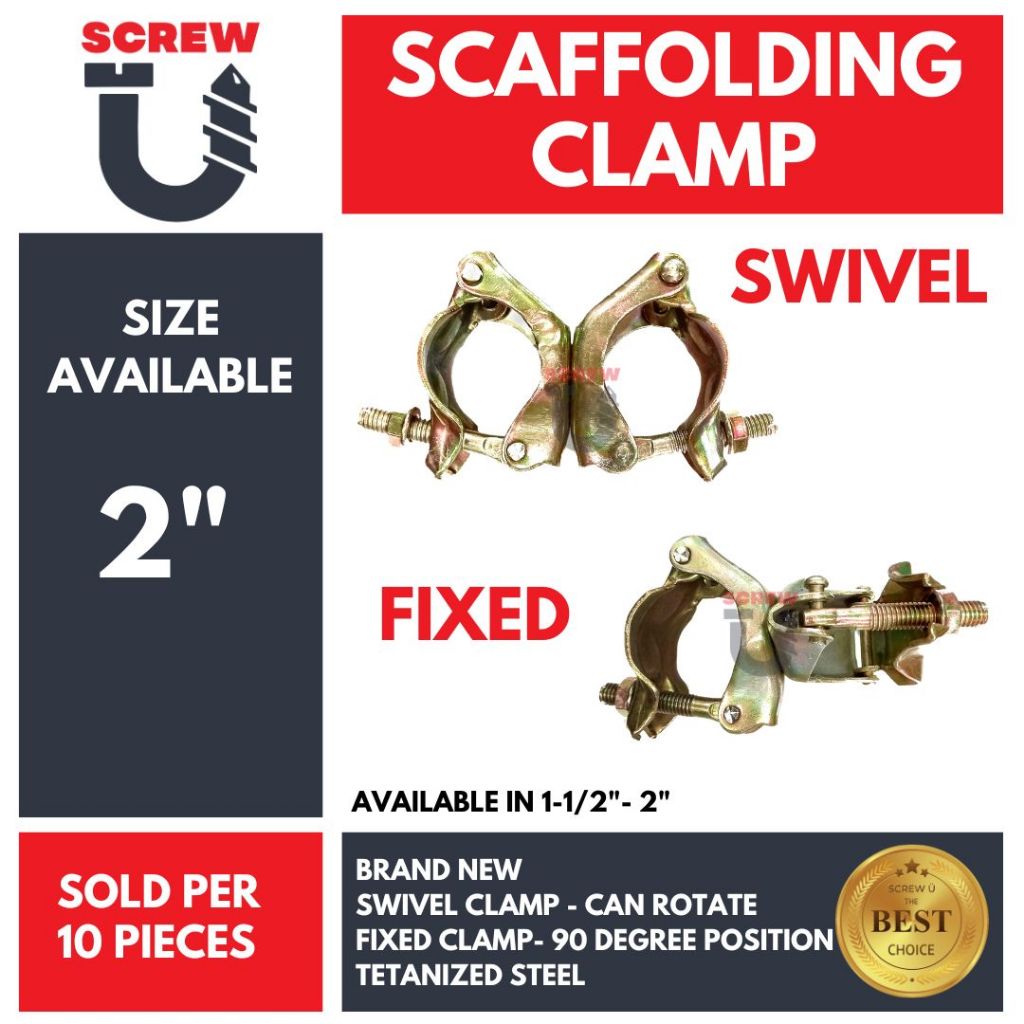 Shop fixed clamp scaffolding for Sale on Shopee Philippines