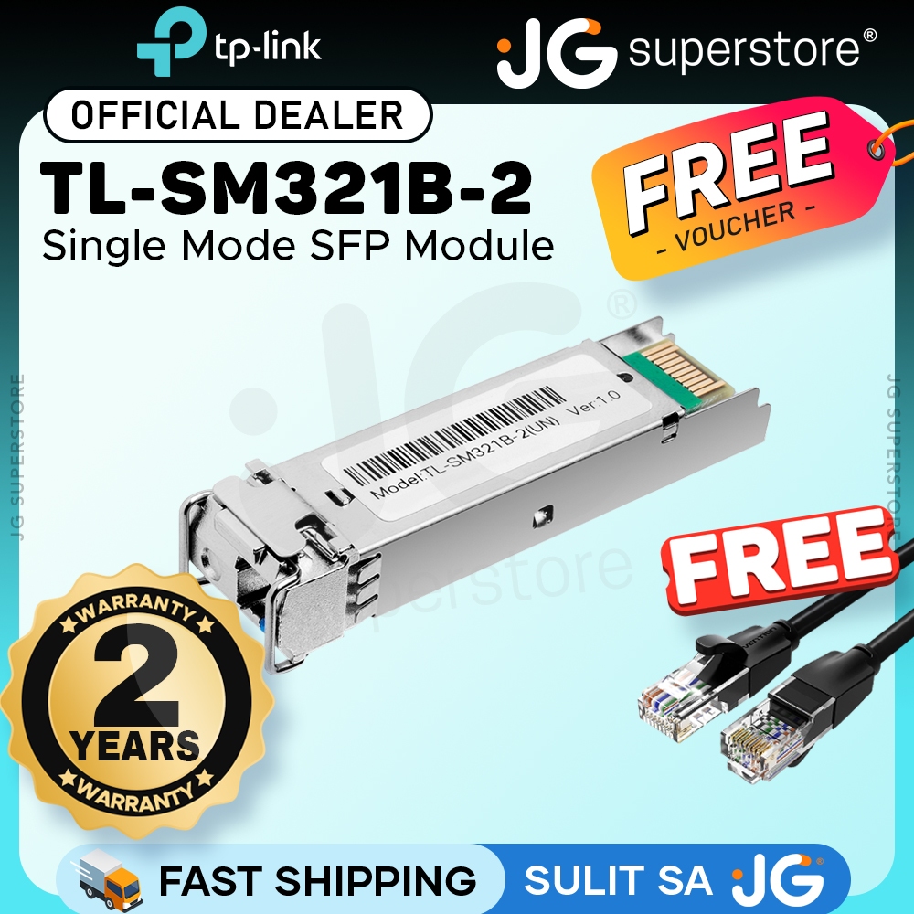 TP-Link TL-SM321B-2 1000Base-BX WDM Bi-Directional SFP Module Single ...