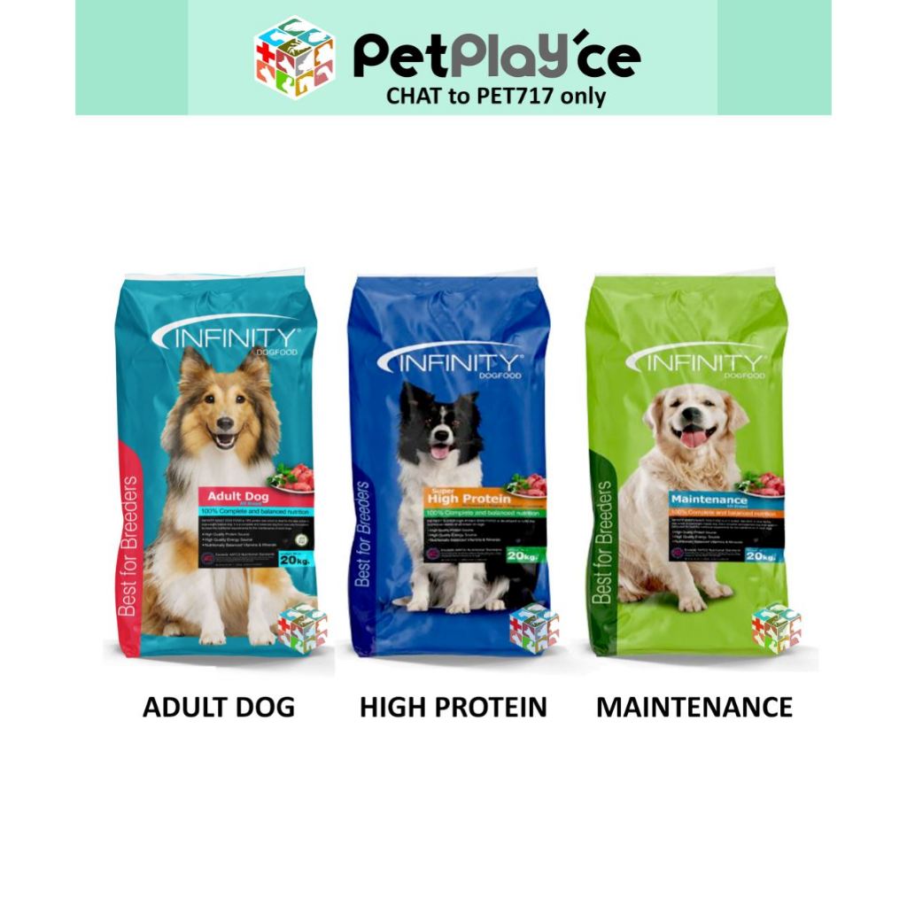 Infinity dog food shops price