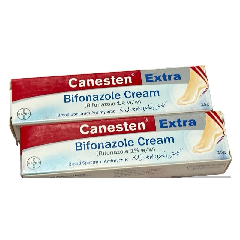 CANESTEN EXTRA Bifonazole Cream 15g Antifungal Cream for Athlete's