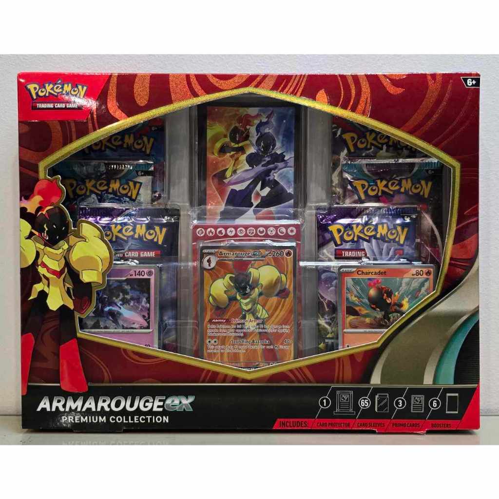 pokemon trading card game armarouge ex premium collection Amazon.com: Pokemon TCG Armarouge ex Premium Collection Box : Toys & Games