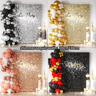 Shimmer Sequin Wall Curtain Backbrop Party Decoration Wedding Party ...