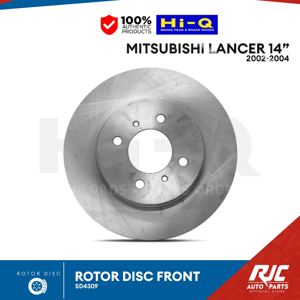 HI-Q ROTOR DISC MITSUBISHI LANCER 14 FRONT 2002-2004 SD4309 1pc ...