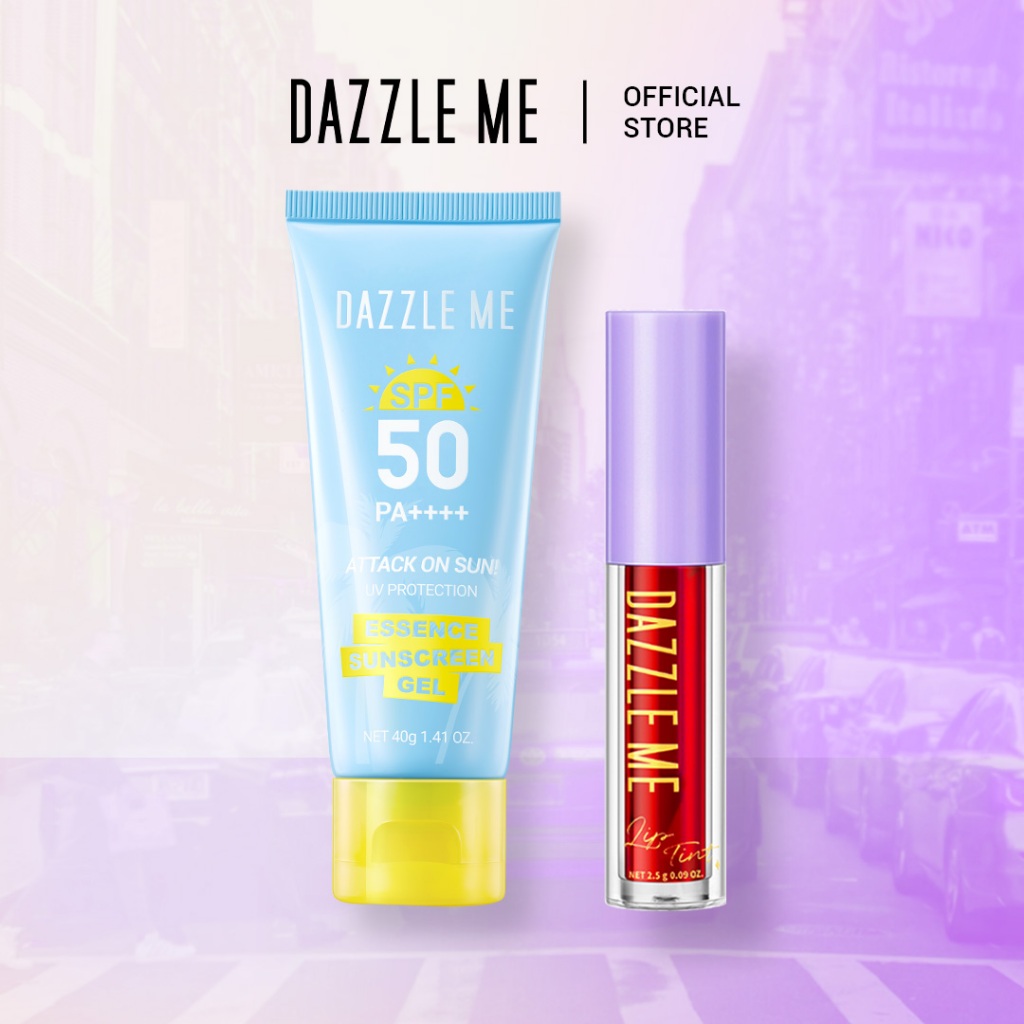 DAZZLE ME Skin Shine Bundle - Attack on Sun! Sunscreen Gel + Ink ...