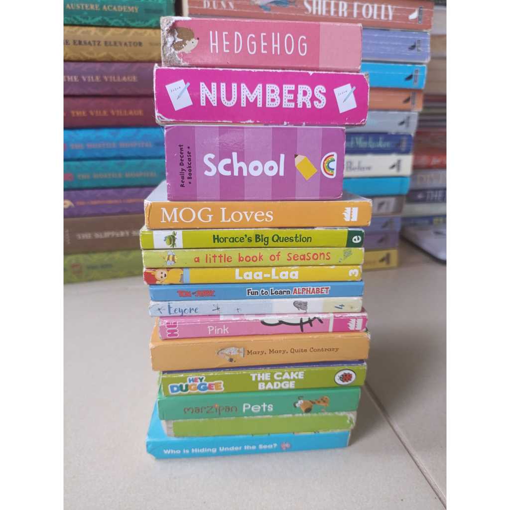 Preloved: Clearance mini board books (Please check flaws) | Shopee ...