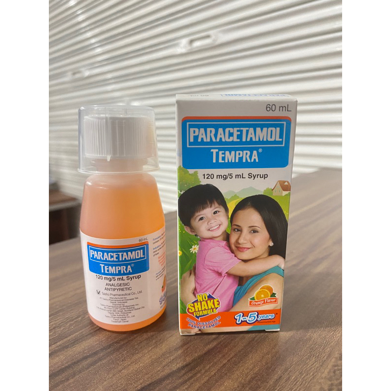 TEMPRA ORANGE FLAVOR 120Mg/5ML 60ML Syrup | Shopee Philippines