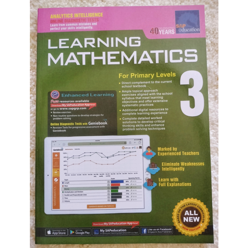 SAP Singapore Learning Mathematics for Grade 1 to 6 (Single Books ...