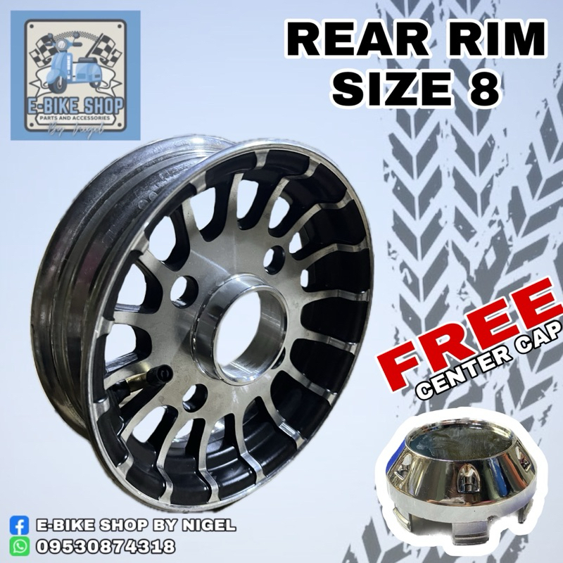 SIZE 8 REAR RIM FOR E-BIKE | Shopee Philippines