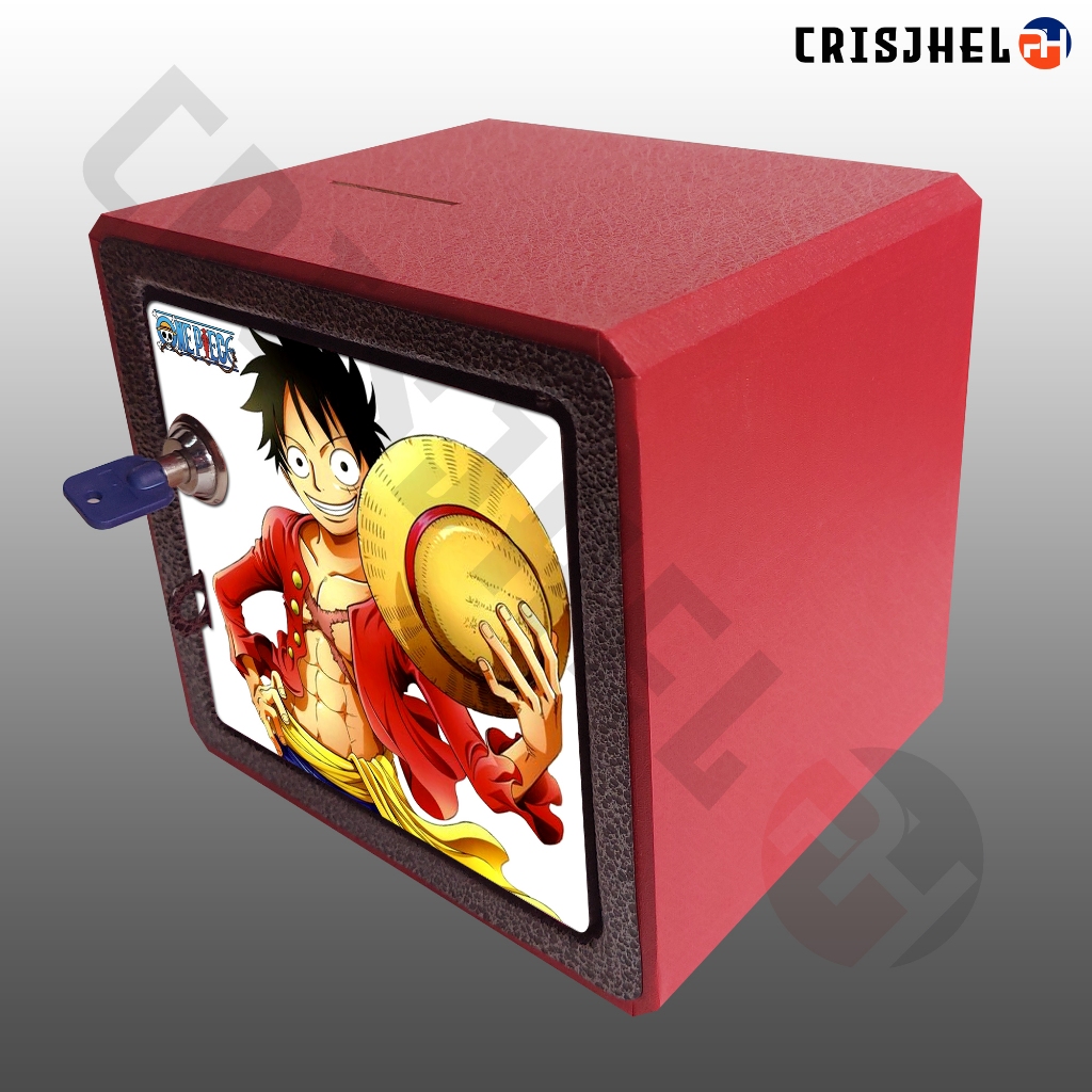 MINI - Monkey D. Luffy Customized Design Alkansya Vault & Multipurpose ...