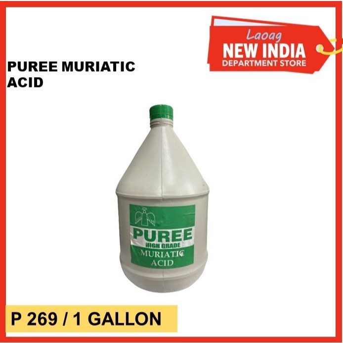 PUREE MURIATIC ACID 1 GALLON | Shopee Philippines