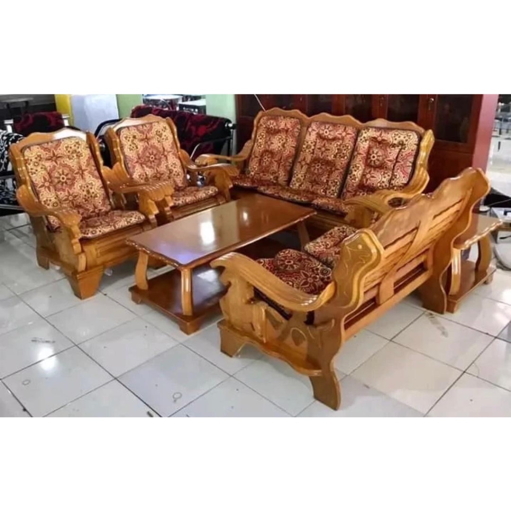 Brand new sofa Gmelina wood sofa set Shopee Philippines