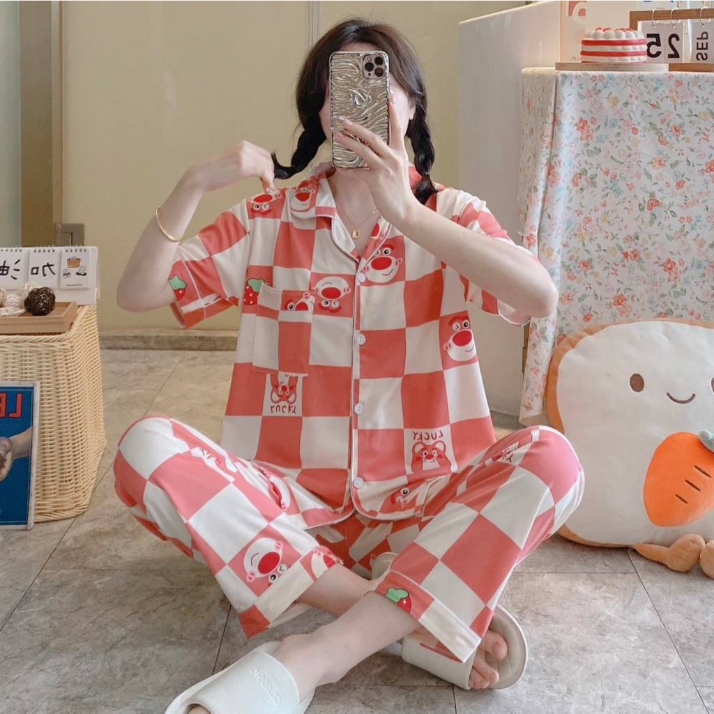 Moori 2024 New Arrival Adorable Designs Korean Couple Terno Sleepwear Set Shopee Philippines