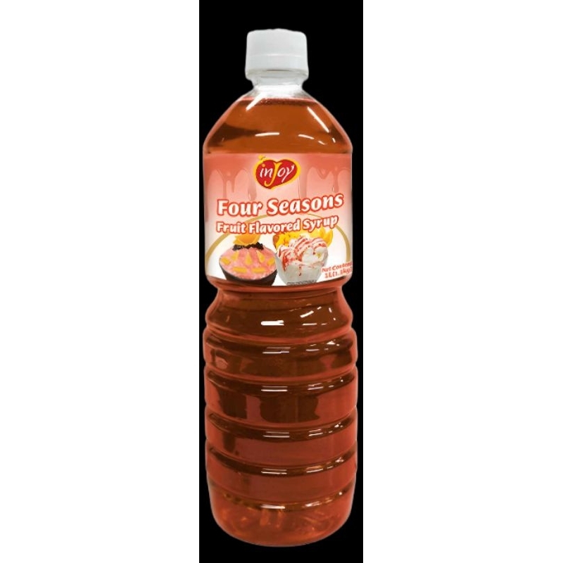 INJOY FOUR SEASONS FRUIT FLAVORED SYRUP (1L) | Shopee Philippines