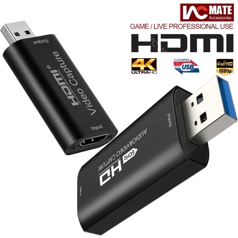 4K HDMI to USB 3.0 Video Capture Card 60FPS Cam Link Card Game Screen ...