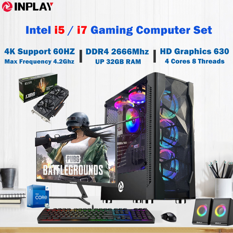 Intel Core i7 Gaming Desktop DDR4 16GB RAM / 512GB SSD With RGB Fan ...