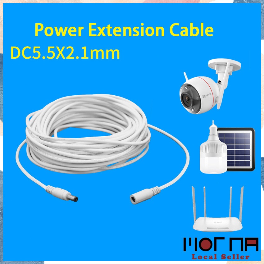 3M-15M Male To Female Plug Cable Extension 12V DC Power Supply Cable ...