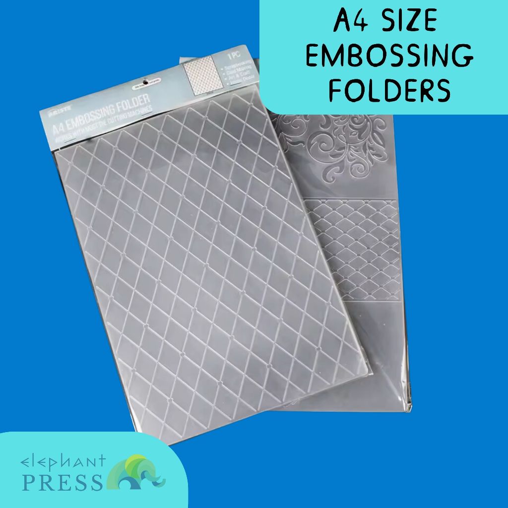 (READY STOCK) *A4* SIZE EMBOSSING FOLDER RARE HARD TO FIND | Shopee ...