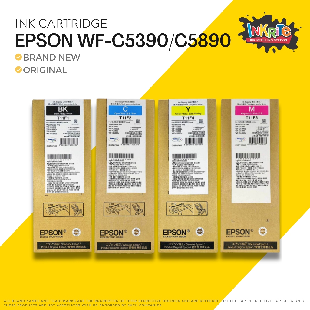 Original Genuine Ink Cartridge for Epson WorkForce Pro WF-C5890 WF ...