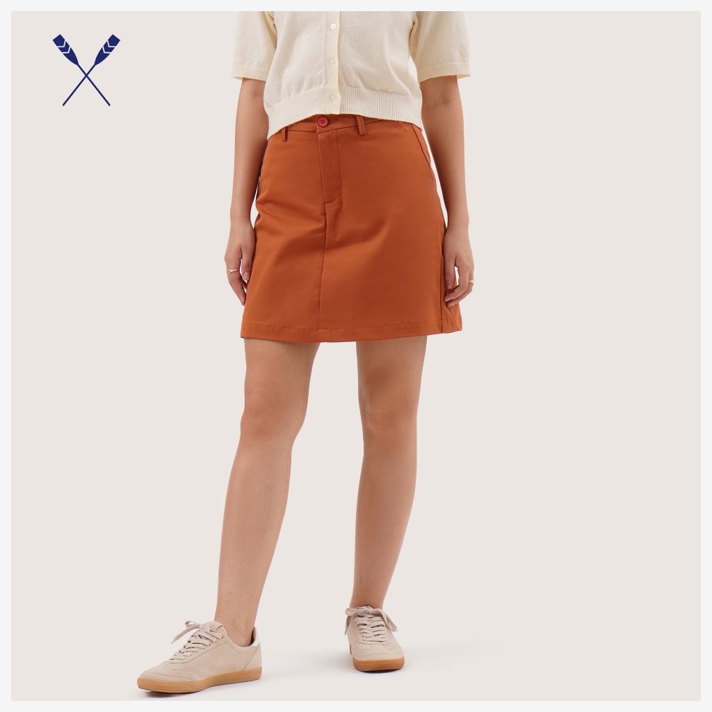 Mid Basic Skort (rust)