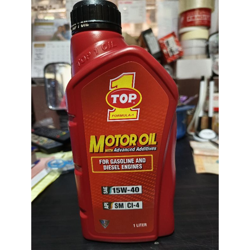 TOP 1 MOTOR OIL WITH ADVANCED ADDITIVES FOR GASOLINE AND DIESEL ENGINES