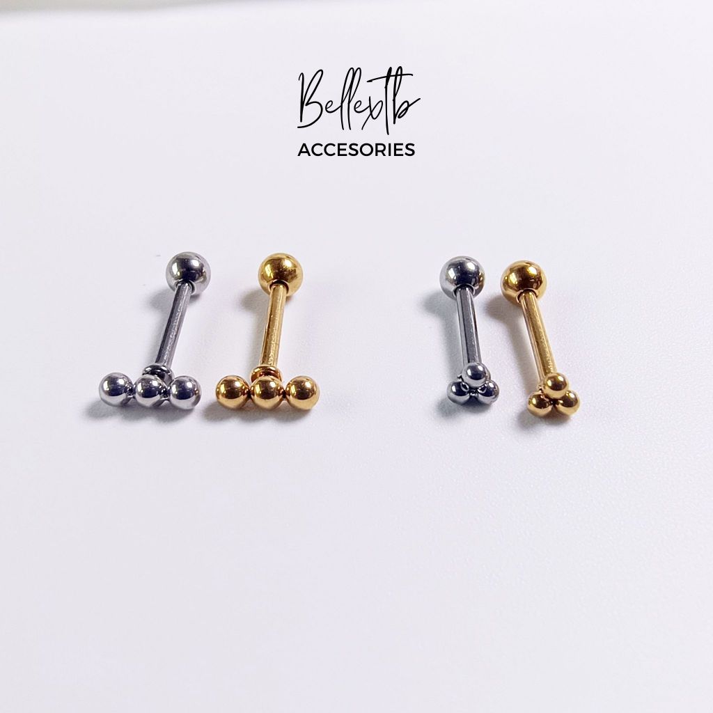 ZS - Boucles D'oreilles En Acier Inoxydable, 1 Paire, Boucles D