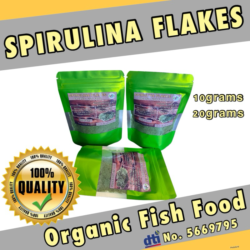 Spirulina Flakes (Fish Food) Shopee Philippines