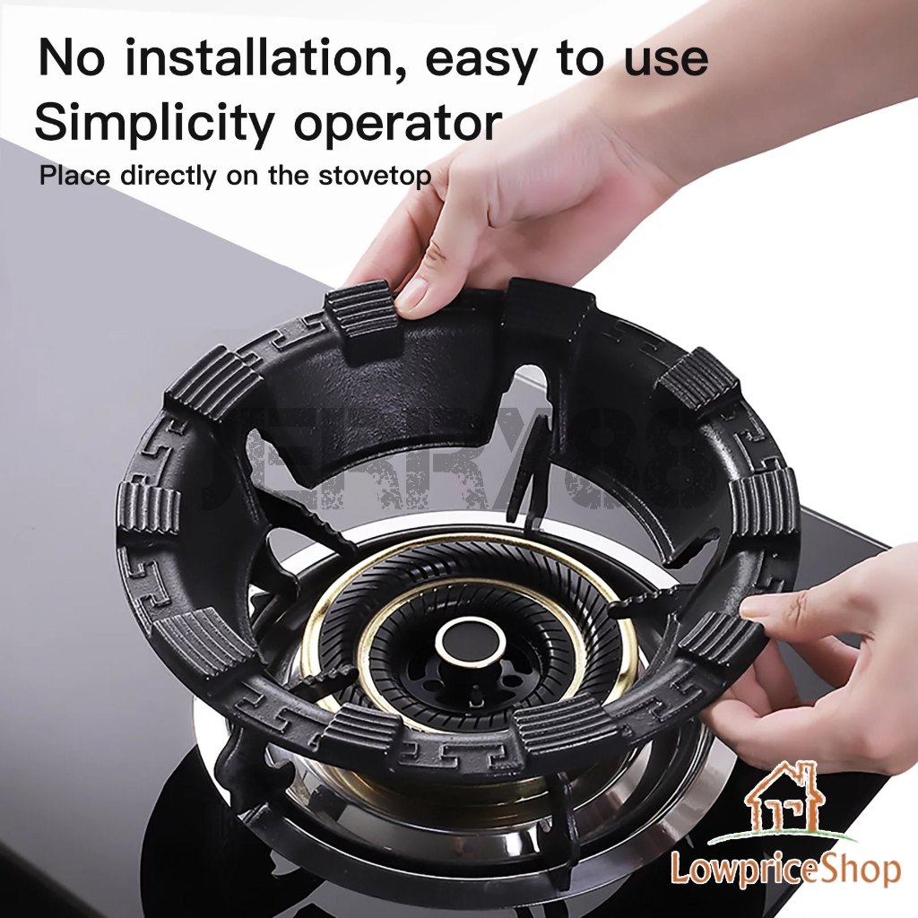 JERRY88 1pc Cast Iron Wok Support Ring Burner Ring for Gas Stove Rack ...
