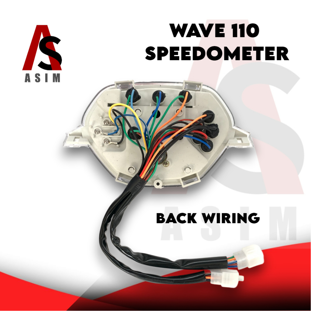 Asim Motorcycle Honda WAVE 110 Speedometer Gauge Assembly for ...