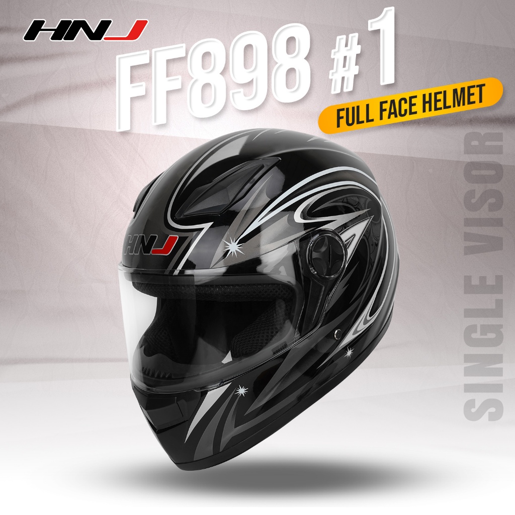 HNJ FF898 #1Full face helmet for motorcycle | Shopee Philippines