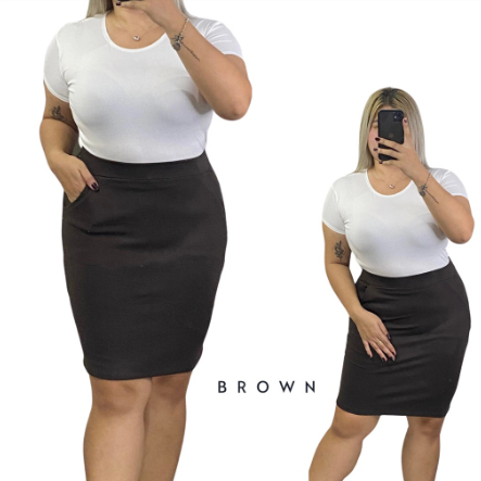 Plus size pencil skirt xl hotsell