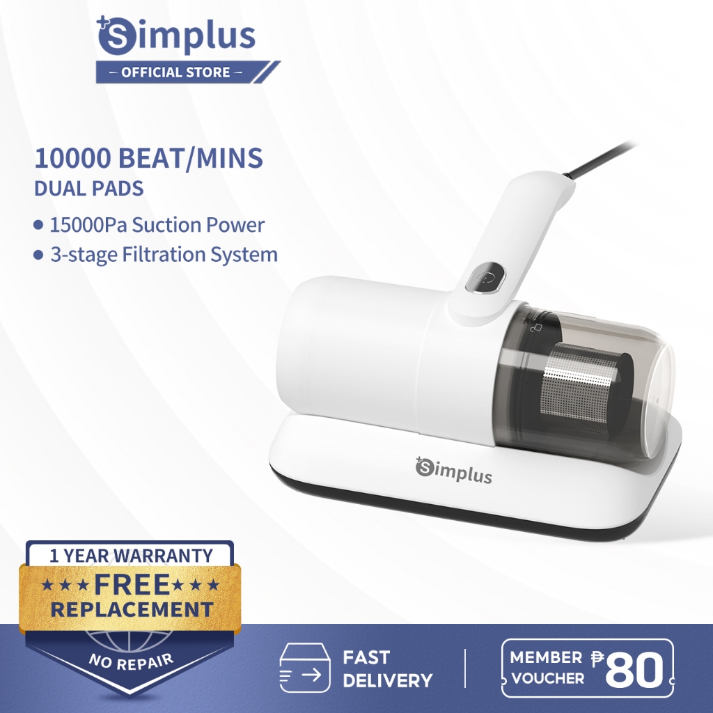 Simplus Dust Mite Vacuum Cleaner For Bed and Sofa With 3Stage