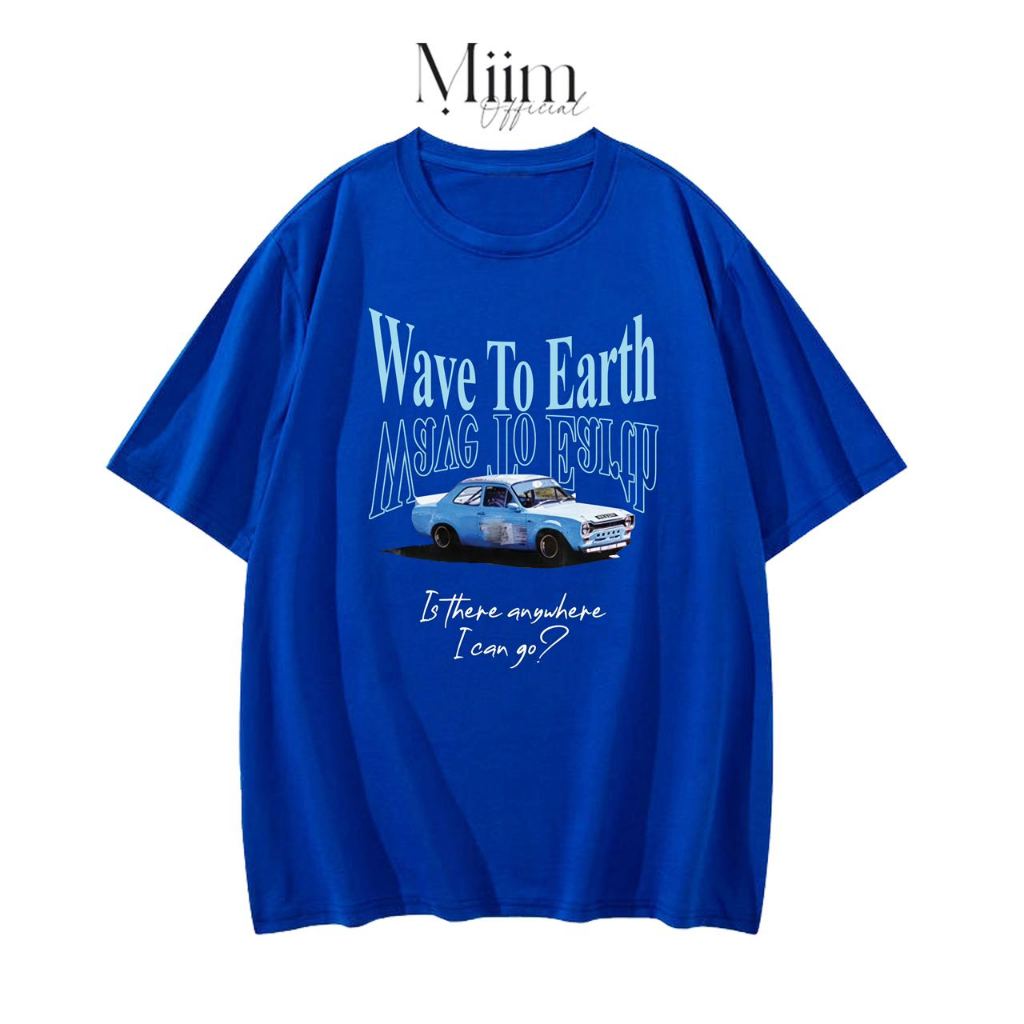 COVOLEN WAVE TO EARTH Graphic Fashion T-shirt For Men Unisex Tee