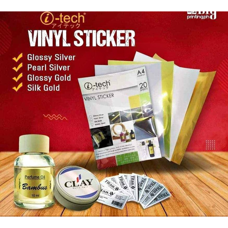 Itech Vinyl Sticker A4 new variant | Shopee Philippines