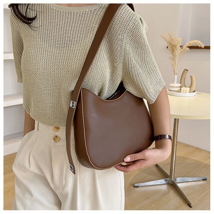 BagBuddy Korean High-end PU Leather Shoulder Bag for Women, All-Match  Handbag Sling Bag Tote Bag