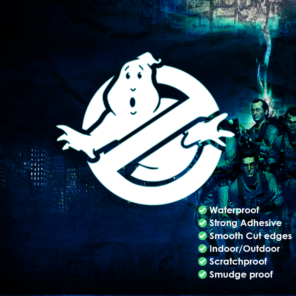 GHOSTBUSTERS Die-Cut Vinyl Sticker/Decal/car/motor/laptop/mugs/tumblers ...