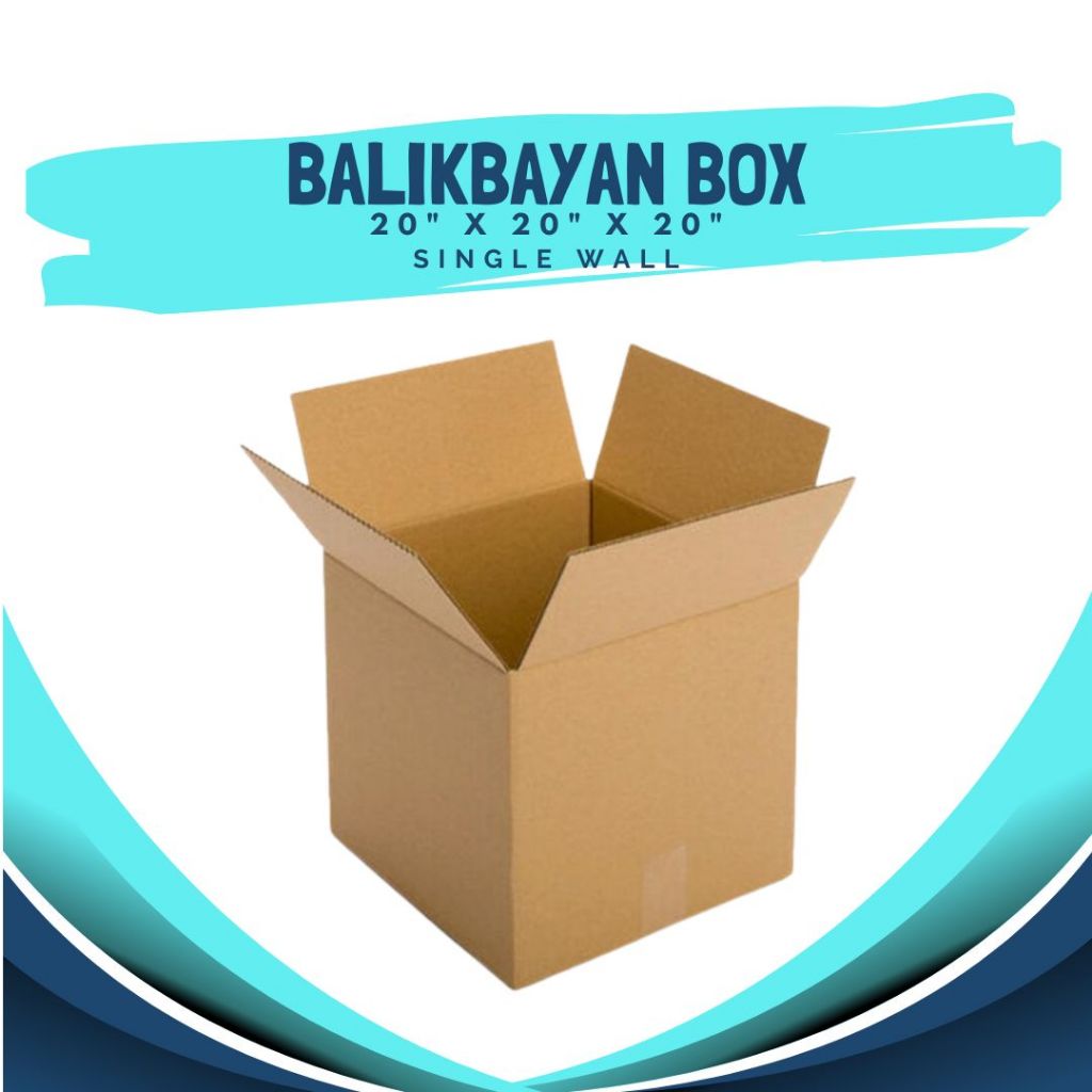 Balikbayan Box Single wall Corrugated box carton Box (1 Pc) | Shopee ...