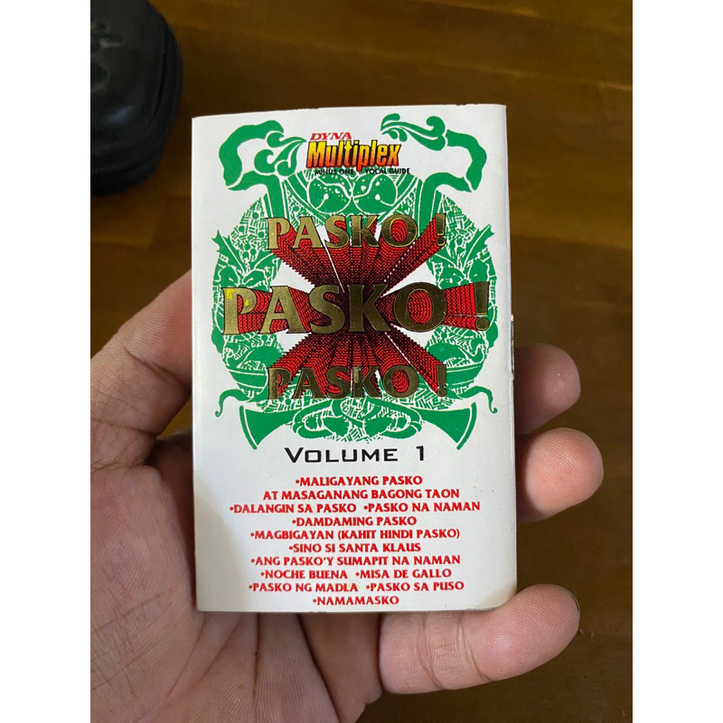 Pasko Pasko Pasko Vol 1 Multiplex Cassette Tape | Shopee Philippines