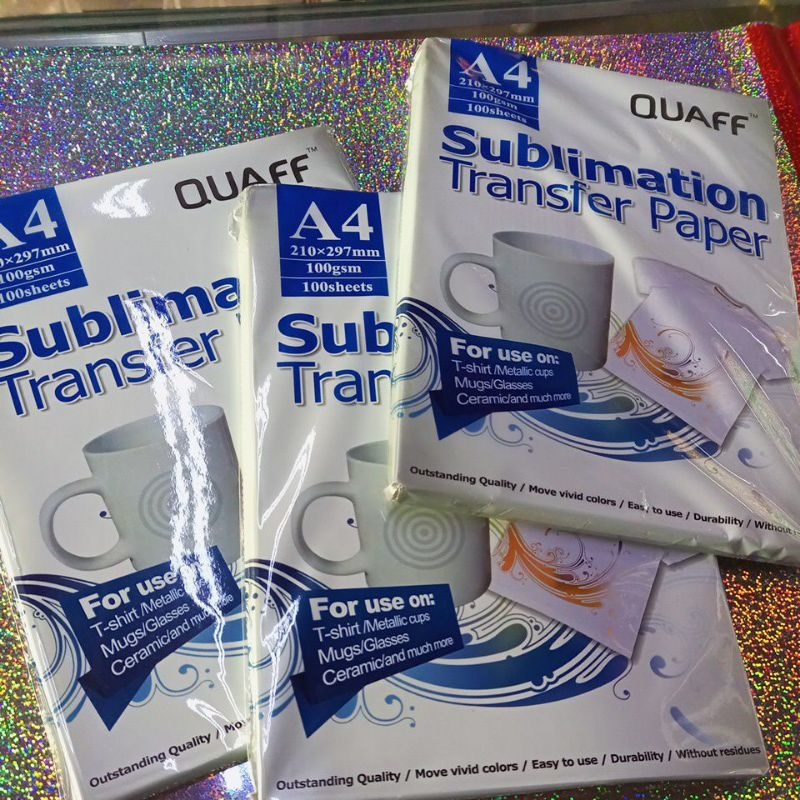 Quaff A4/A3 Sublimation Transfer Paper 100sheets | Shopee Philippines