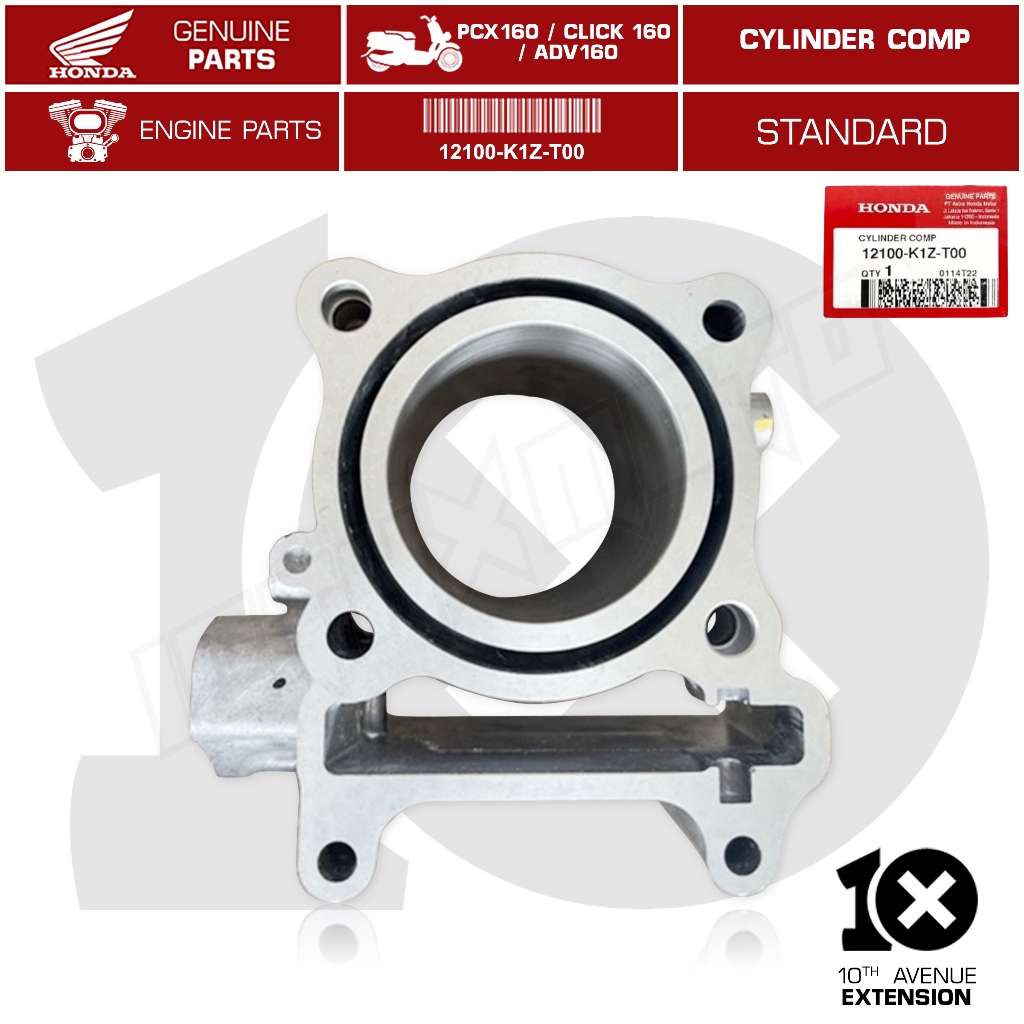 10thX Honda Genuine Cylinder Block Part No. 2100-K1Z-T00 for PCX160 ...