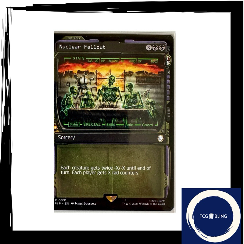 Nuclear Fallout MTG - Universes Beyond: Fallout (Showcase) | Shopee ...