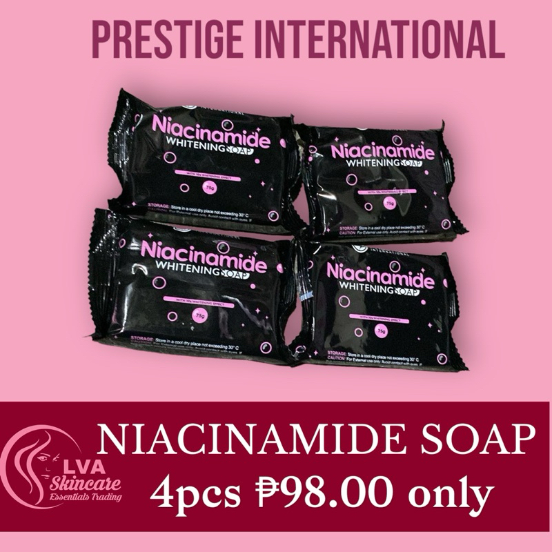 NIACINAMIDE WHITENING SOAP 4pcs bundle | Shopee Philippines