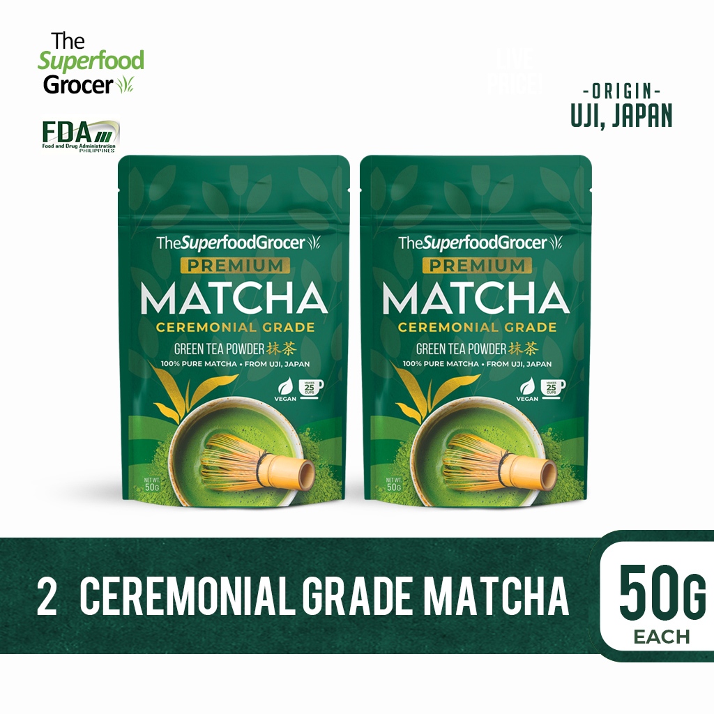The Superfood Grocer Ceremonial Grade Uji Matcha (50g) Shopee Philippines