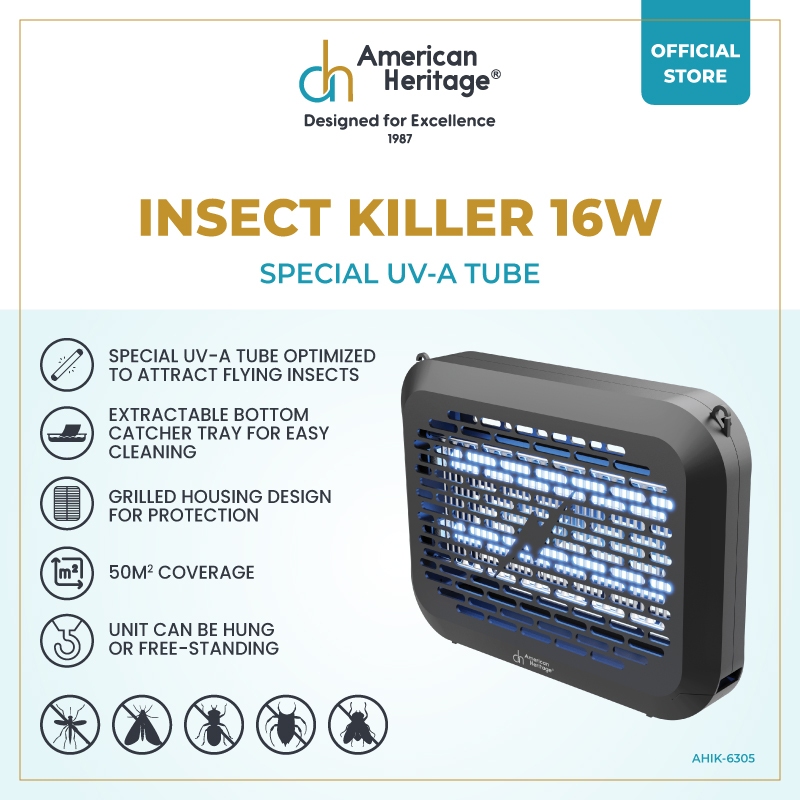 Zanzariera Elettrica Insect Killer Lampada UV 16W - Coop LED