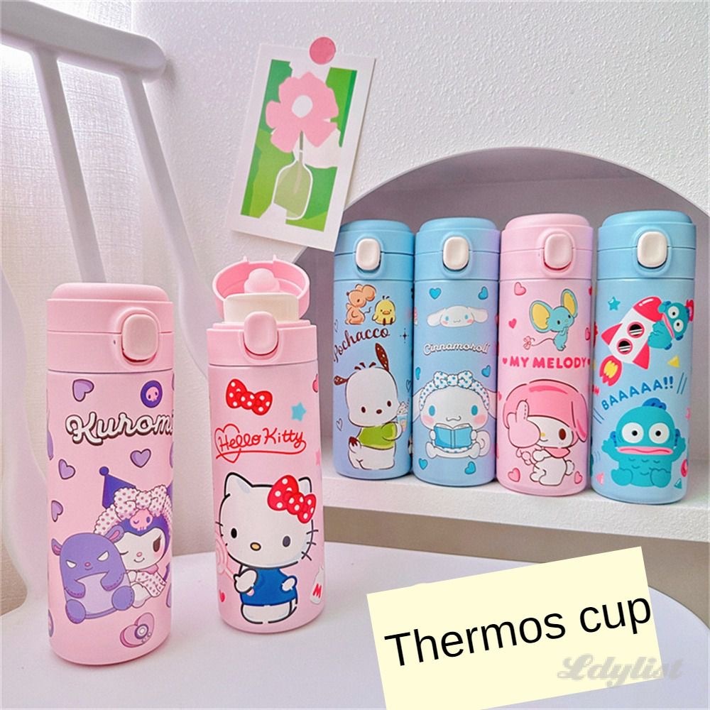 420ml Kawaii Sanrios Kuromi Cinnamonroll My Melody Cartoon Kids