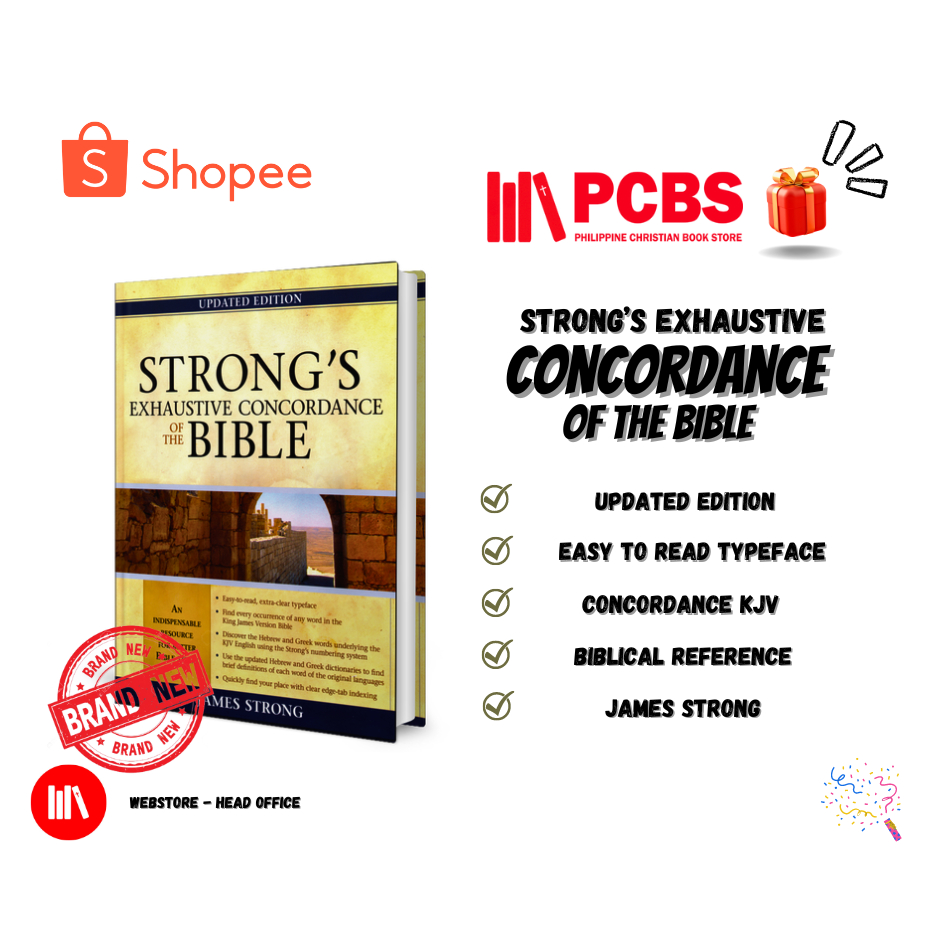 PCBS Strong's Exhaustive Concordance of the Bible Updated Edition by ...
