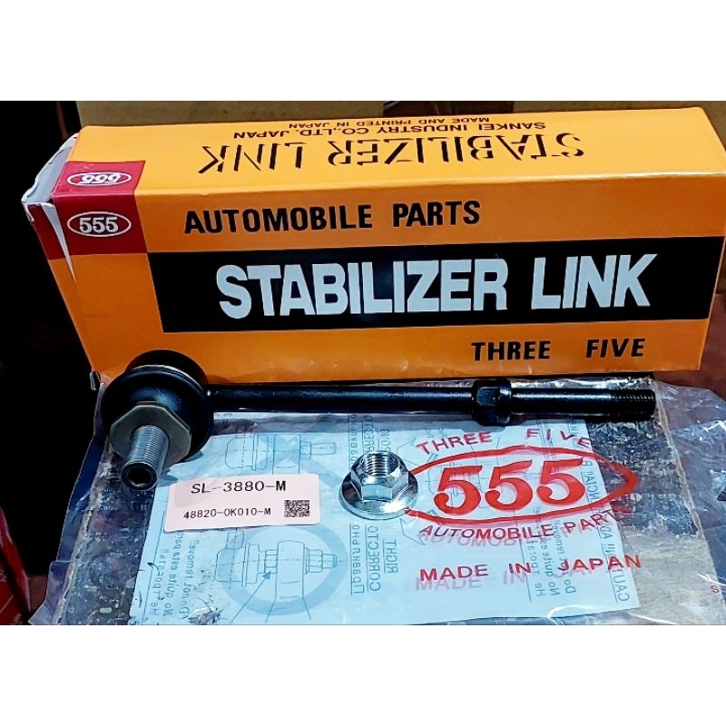 SL-3880 / 48820-0K010 STABILIZER LINK KIT TOYOTA HILUX 2004 / INNOVA ...