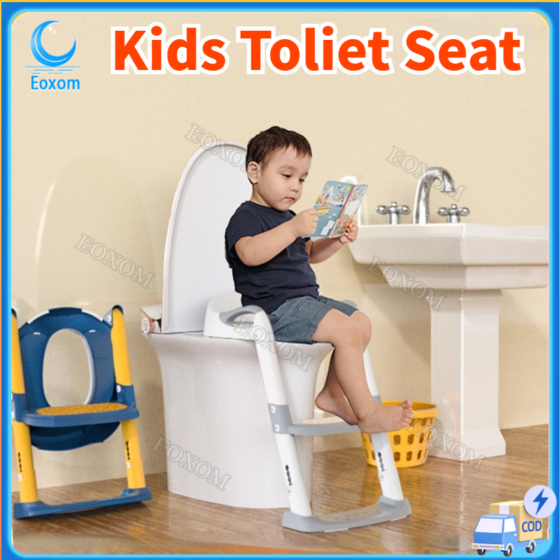 Baby Foldable Toilet Seat With Adjustable Ladder Kids Potty Trainer Seat  Child Potty Chair ToiletCOD